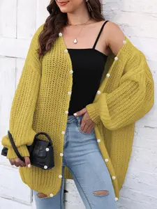 StyleCast Women Embellished Longline Shrug