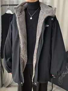 StyleCast x Revolte Men Hooded Open Front Jacket