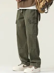 StyleCast x Revolte Men Regular Fit Easy Wash Parallel Trousers