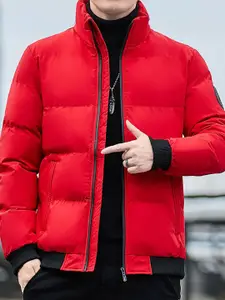 StyleCast x Revolte Men Mock Collar Overcoat