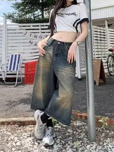 StyleCast x Revolte Women Regular Fit Mid-Rise Light Fade Jeans