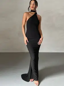 StyleCast Women One Shoulder Sleeveless Maxi Dress