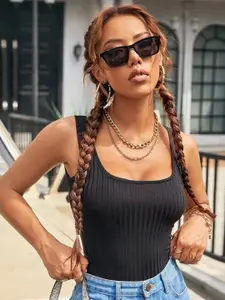 StyleCast Women Round Neck Sleevelees Crop Top