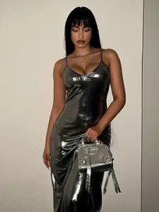 StyleCast Women Shoulder Straps Maxi Dress