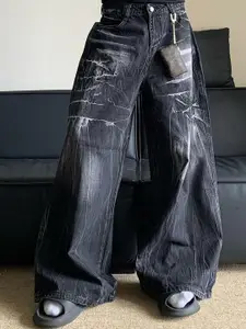 StyleCast x Revolte Men Wide Leg Jeans