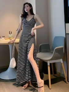 StyleCast Striped Maxi Dress