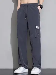 StyleCast x Revolte Men Straight Fit Easy Wash Cargo Trousers