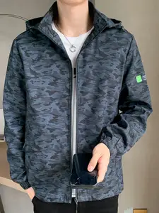 StyleCast x Revolte Men Camouflage Printed Tailored Jacket