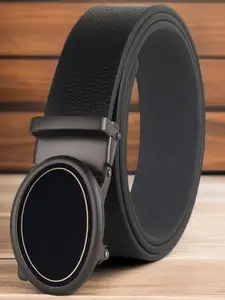 The Roadster Lifestyle Co. Men Textured Leather Formal Belt