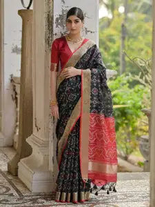Anouk Woven Design Zari Pochampally Saree