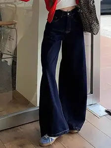 StyleCast x Revolte Women Wide Leg Jeans