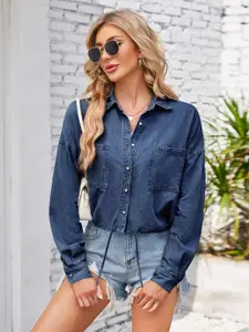 StyleCast Women Opaque Casual Shirt