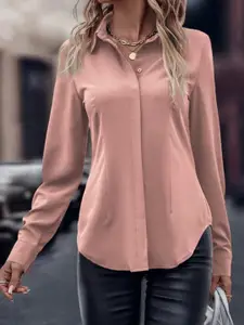 StyleCast Women Classic Opaque Casual Shirt