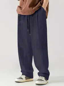 StyleCast x Revolte Men Textured Easy Wash Trousers