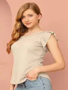 StyleCast Flutter Sleeve Top