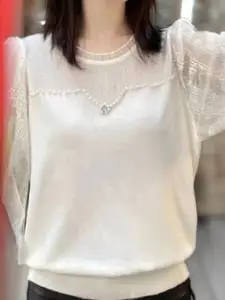 StyleCast Women Round Neck Long Sleeves Pullover Sweaters