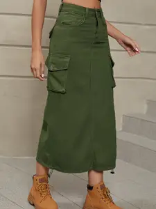 StyleCast x Revolte Pencil Maxi Straight Skirt