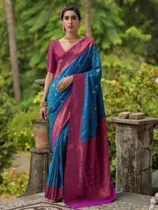 Anouk Woven Design Zari Banarasi Saree