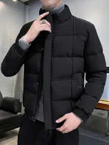 StyleCast x Revolte Men Mock Collar Puffer Jacket