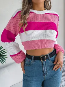 StyleCast x Revolte Women Colourblocked Pullover Sweaters