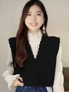 StyleCast Women Woollen Crop Pullover