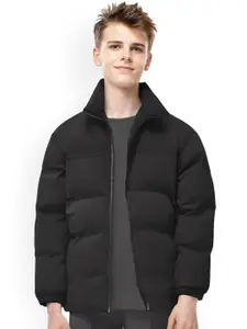 StyleCast x Revolte Men Mock Collar Padded Jacket