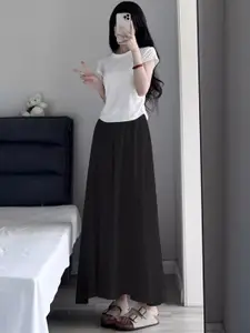 StyleCast Women A-Line Maxi Skirt