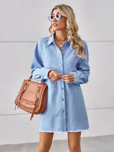 StyleCast Denim Shirt Mini Dress