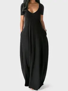 StyleCast Short Sleeve Maxi Dress