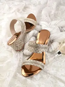 Killer Women Embellished Block Heel Sandals