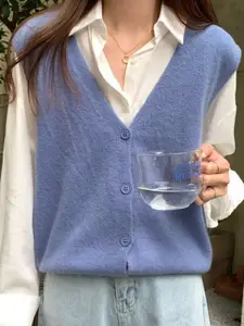 StyleCast Women V-Neck Sweater Vest