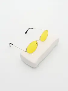 PELLE LUXUR Women Round Sunglasses with UV Protected Lens PL25GS196