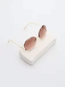 PELLE LUXUR Women Other Sunglasses with UV Protected Lens PL25GS303