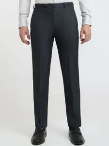 Raymond Men Regular Fit Flat Front Formal Trousers