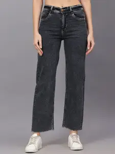 TYFFYN Women Flared High-Rise Light Fade Stretchable Jeans