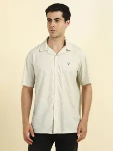 Allen Solly Men Abstract Printed Relaxed Fit Casual Shirt
