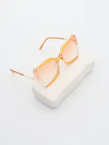 PELLE LUXUR Women Oversized Sunglasses with UV Protected Lens PL25GS248