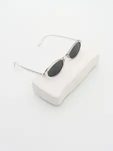 PELLE LUXUR Women Oval Sunglasses with UV Protected Lens PL25GS178