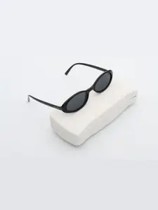 PELLE LUXUR Women Full Rim Oval Sunglasses with UV Protected Lens PL25GS179