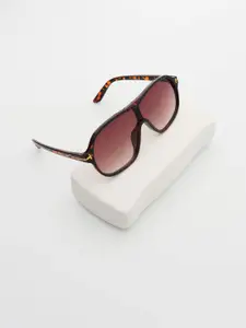 PELLE LUXUR Women Oversized Sunglasses with UV Protected Lens PL25GS93