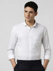 Peter England Men Cotton Slim Fit Printed Formal Shirt