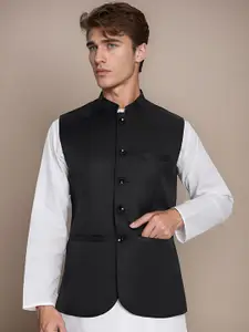 Moda Rapido Satin Nehru Jacket