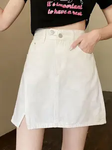 StyleCast x Revolte A-Line Above Knee Skirt