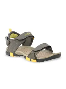 FUEL Men Textured Sports Sandals
