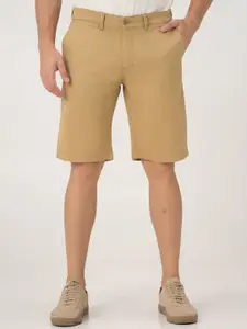 The Pant Project Men Blonde Khak Regular-Fit Stretchable Chino Shorts