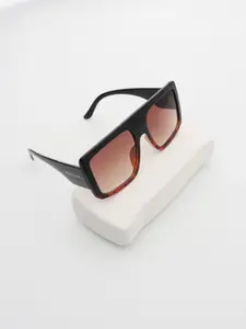 PELLE LUXUR Women Oversized Sunglasses with UV Protected Lens PL25GS85