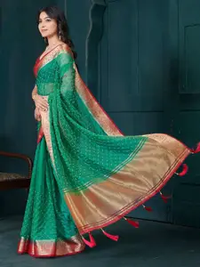 Saree mall Women Embellished Aari Work Tissue Sarees