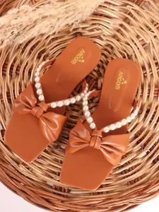 AROOM Women Open Toe Flats