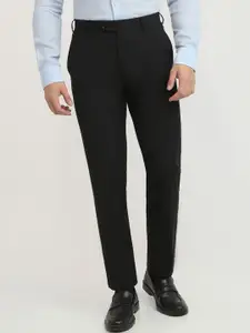 Raymond Men Contemporary Fit Flat Front Formal Trousers