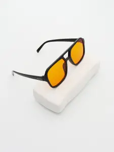 PELLE LUXUR Women Square Sunglasses with UV Protected Lens PL25GS158